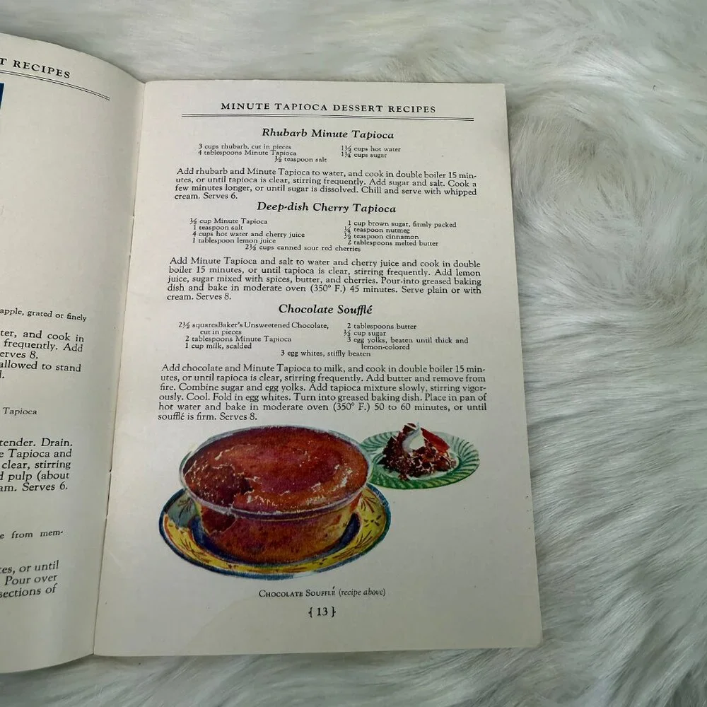 1931 A Cooks Tour with MINUTE TAPIOCA Company Inc General Foods Corp cookbook